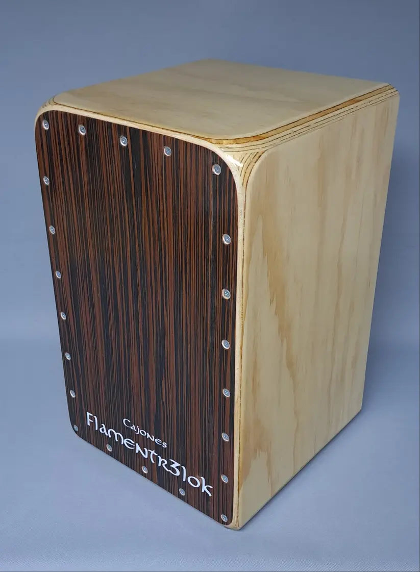 Cajón Flamenco Profesional Ébano Flamentr3lok