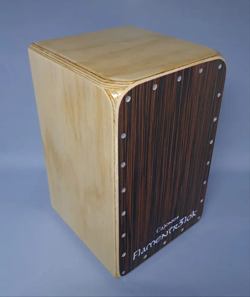 Cajón Flamenco Profesional Ébano Flamentr3lok