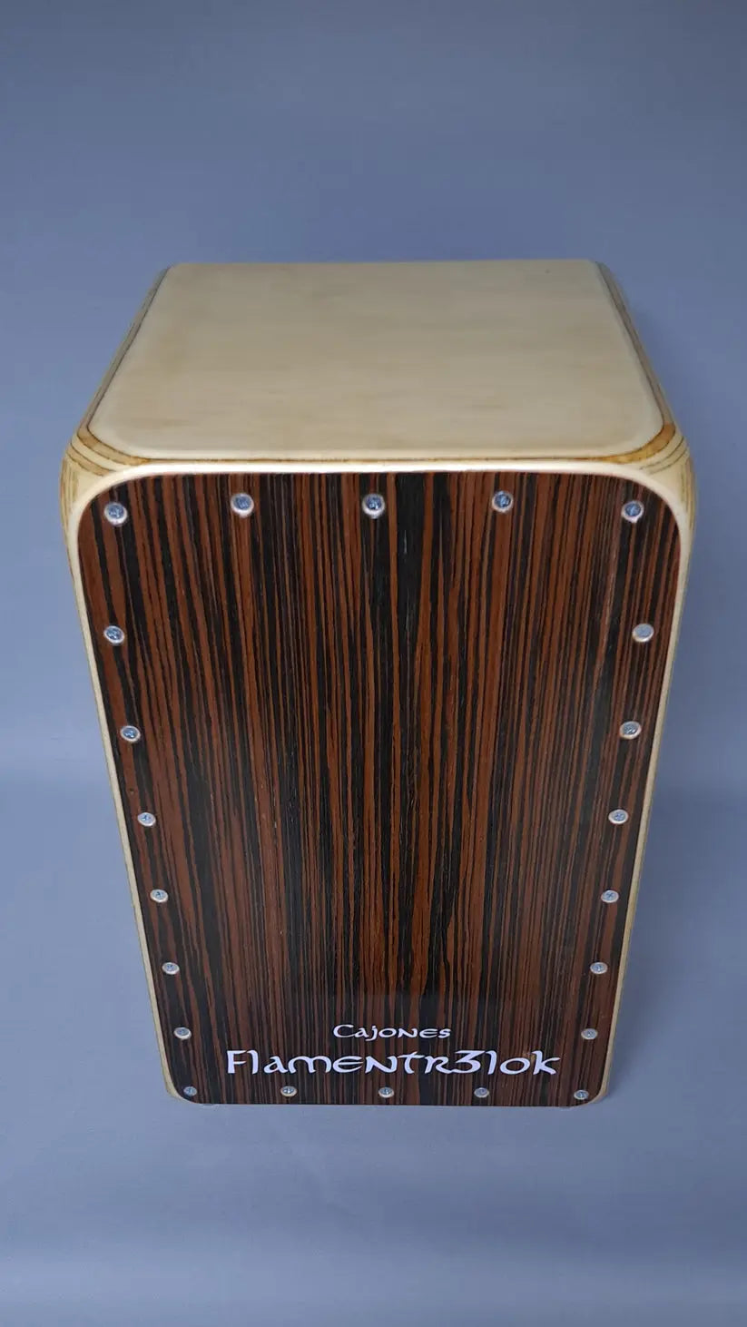 Cajón Flamenco Profesional Ébano Flamentr3lok