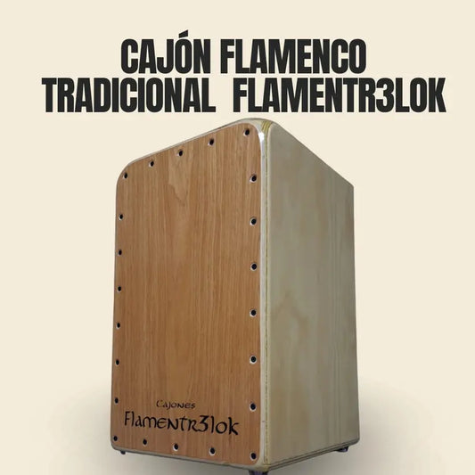 Cajón Flamenco Tradicional Flamentr3lok cajón artesanal de percusión