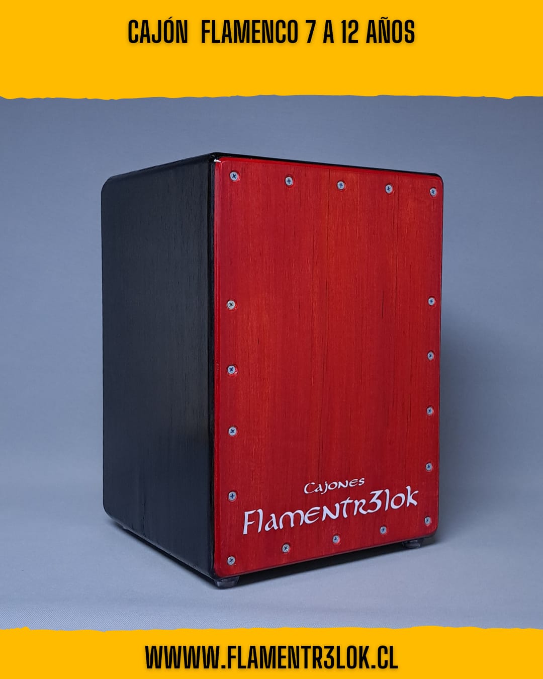 Cajón Flamenco Niños de 7 a 12 años Flamentr3lok