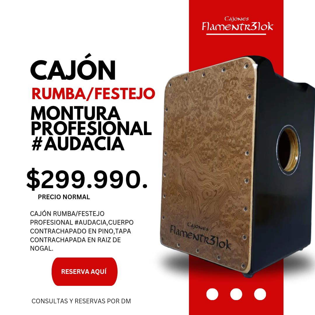Cajon_Rumba_Festejo_Profesional_Montura_Audacia_Flamentr3lok