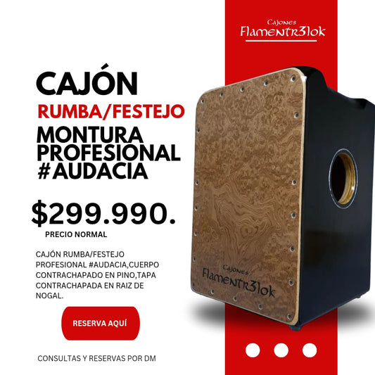 Cajon_Rumba_Festejo_Profesional_Montura_Audacia_Flamentr3lok
