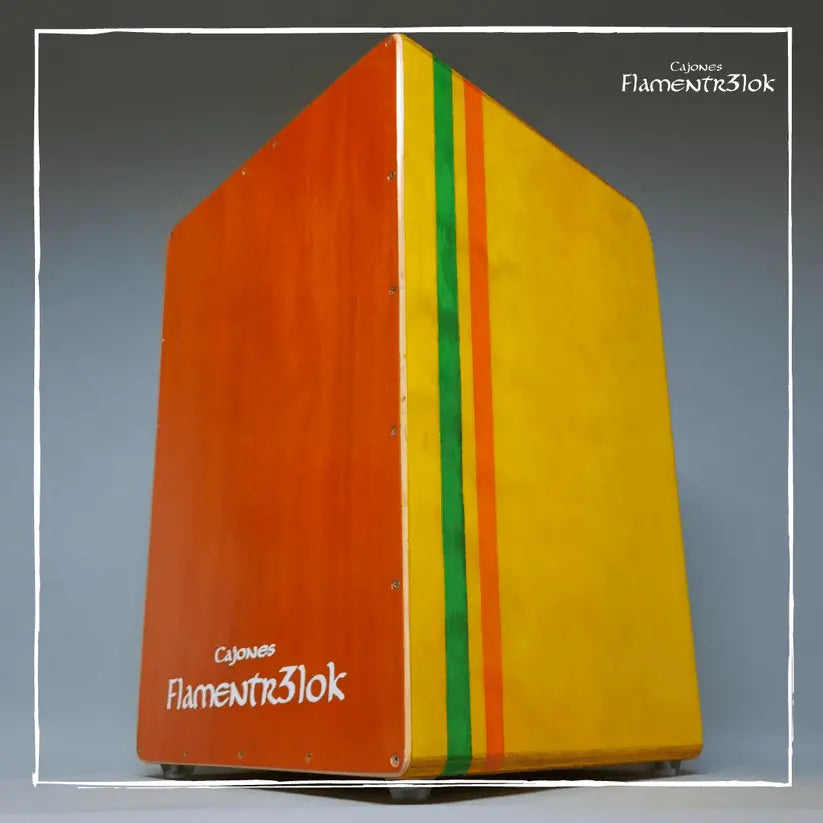 Cajón Rumba/Festejo Tradicional Flamentr3lok cajón artesanal de percusión