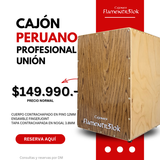 Cajón peruano Profesional Unión Flamentr3lok