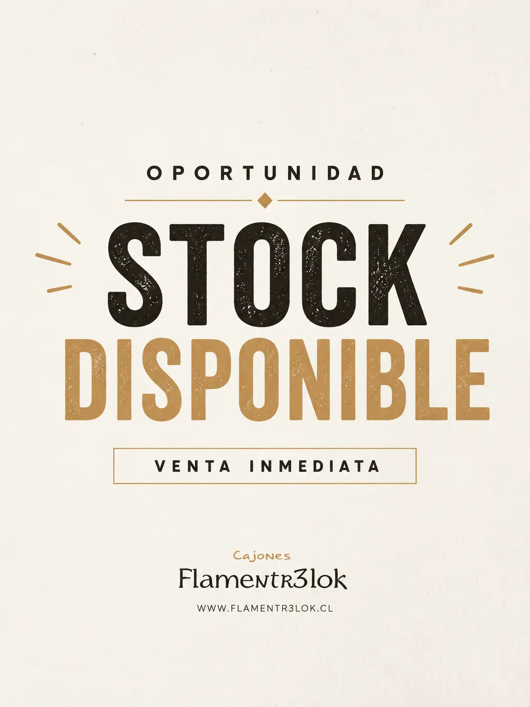 Stock disponible - Venta inmediata