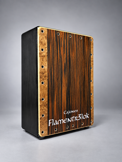 Cajón Flamenco Traveltr3lok Unión Ébano