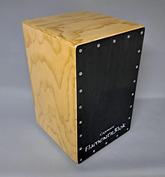 Cajon Flamenco Profesional Black Catedral Flamentr3lok -Stock Disponible