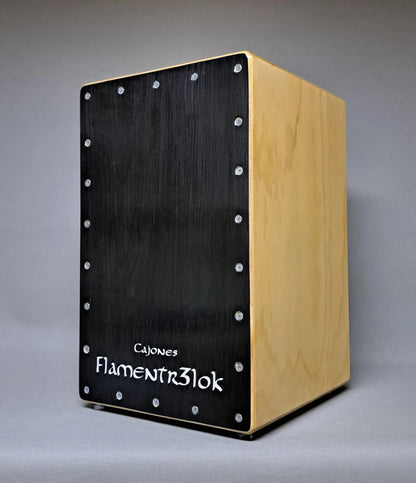 Cajon Flamenco Profesional Black Catedral Flamentr3lok -Stock Disponible