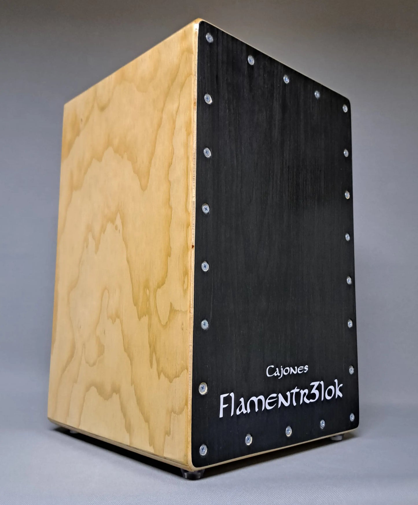 Cajon Flamenco Profesional Black Catedral Flamentr3lok -Stock Disponible