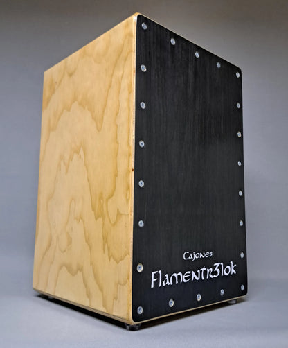 Cajon Flamenco Profesional Black Catedral Flamentr3lok -Stock Disponible