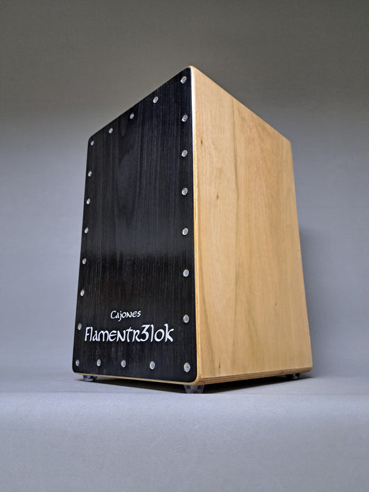 Cajon Flamenco Profesional Black Catedral Flamentr3lok