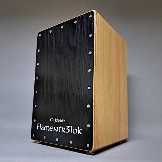 Cajon Flamenco Profesional Black Catedral Flamentr3lok -Stock Disponible
