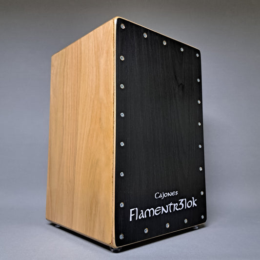 Cajon Flamenco Profesional Black Catedral Flamentr3lok -Stock Disponible