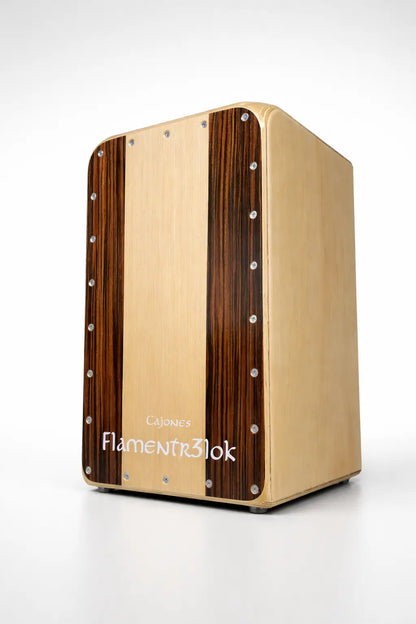 Cajón Flamenco Profesional Ébano - Maple Flamentr3lok