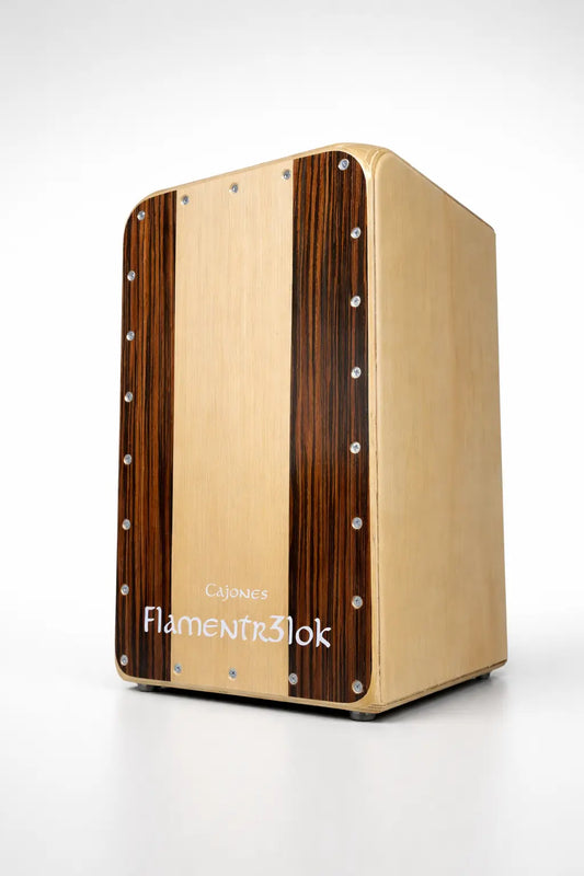 Cajón Flamenco Profesional Ébano - Maple Flamentr3lok