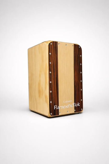 Cajón Flamenco Profesional Ébano - Maple Flamentr3lok
