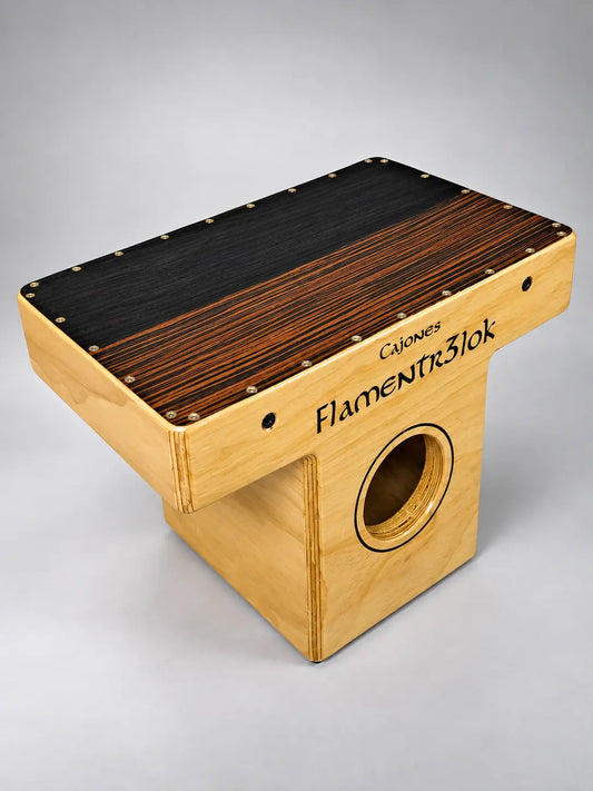Cajón Flamenco "T" Ébano Black Flamentr3lok