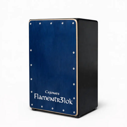 Cajón Flamenco Traveltr3lok detalle frontal cajón musical
