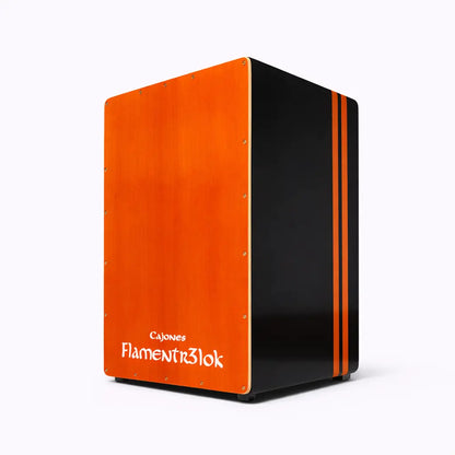 Cajón Peruano Color Flamentr3lok cajón artesanal de percusión
