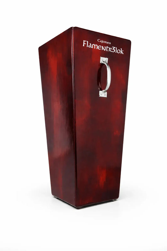 Cajón Raspadura Rumbero Flamentr3lok cajón artesanal de percusión
