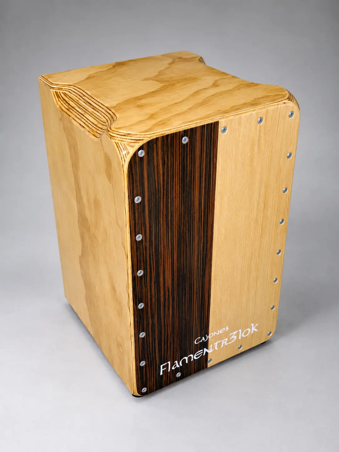 Cajón Rumba/Festejo Profesional Montura Ébano - Maple Flamentr3lok