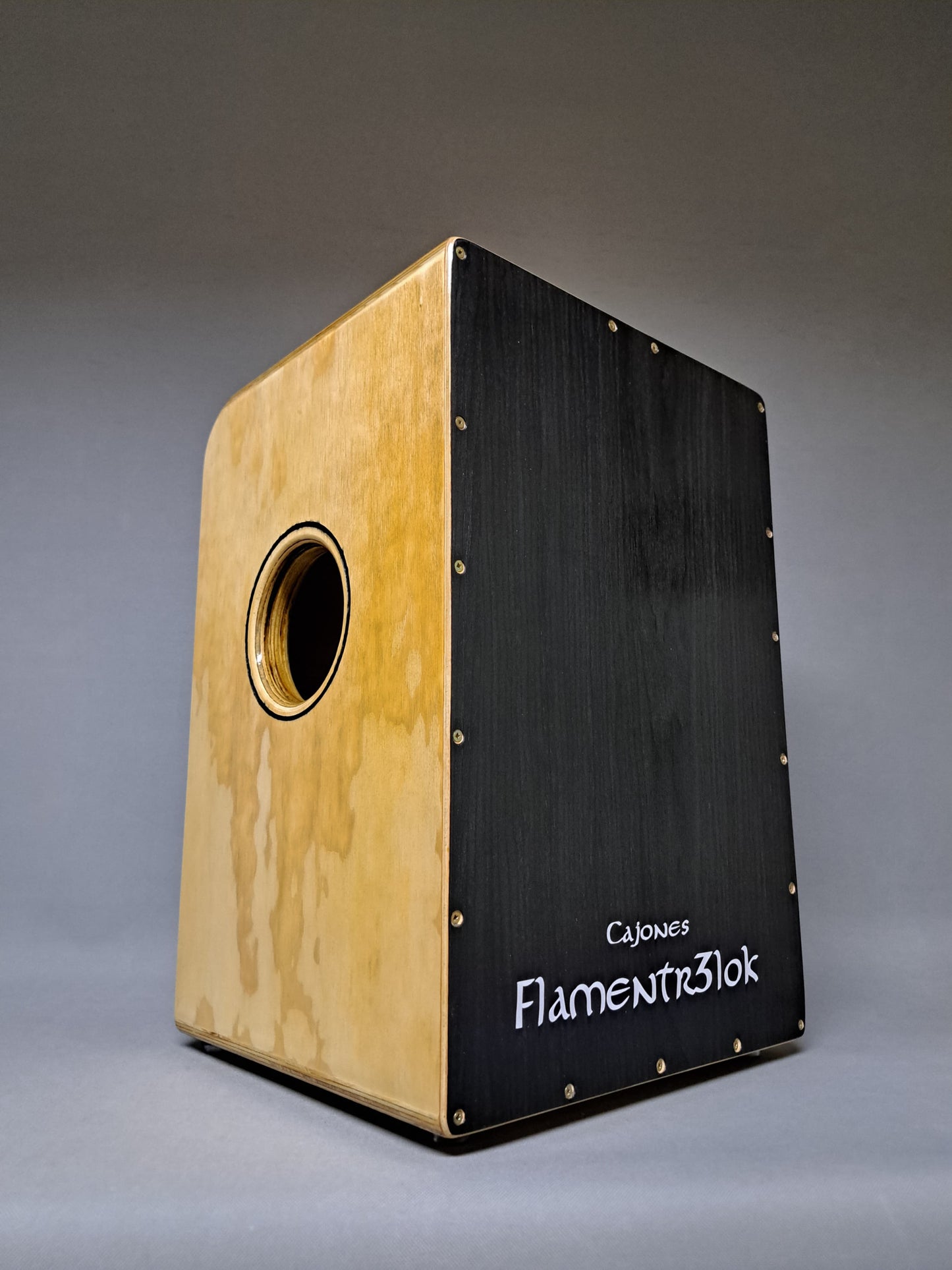 Cajón Rumba/Festejo Tradicional ÉBANO Flamentr3lok - Stock disponible
