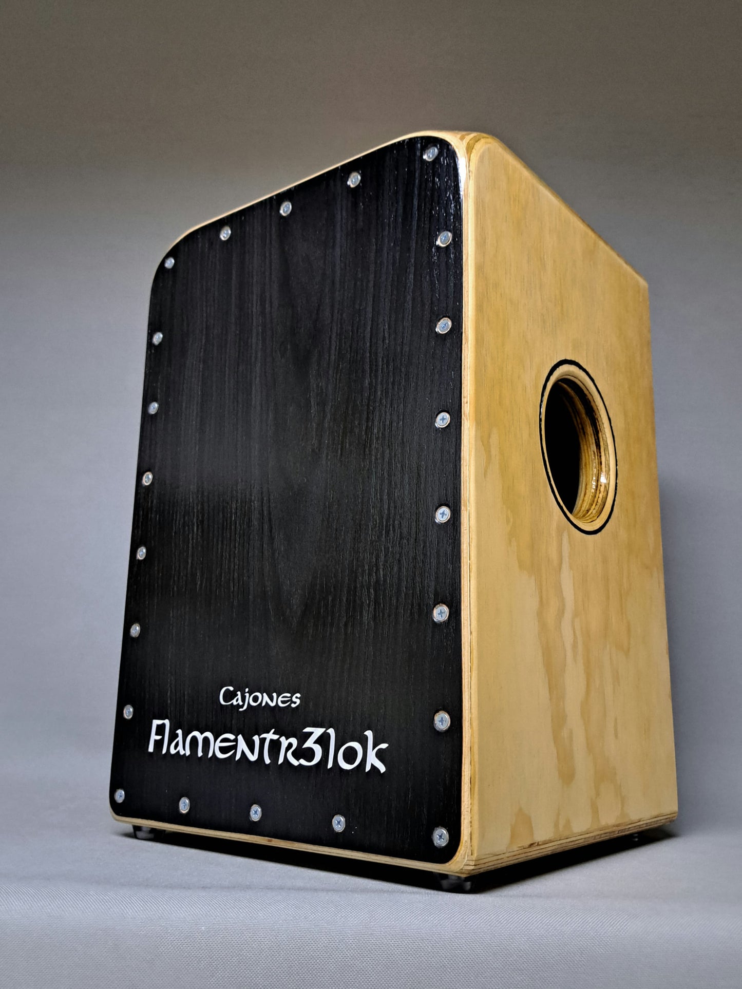 Cajón Rumba/Festejo Tradicional ÉBANO Flamentr3lok - Stock disponible