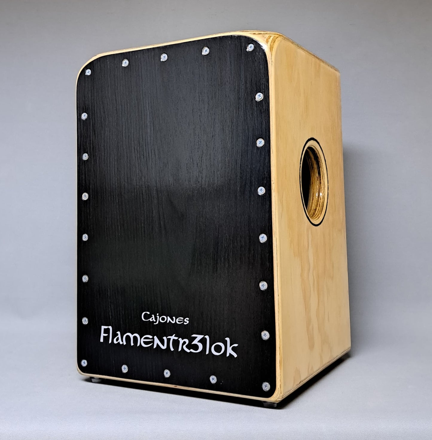 Cajón Rumba/Festejo Tradicional ÉBANO Flamentr3lok - Stock disponible