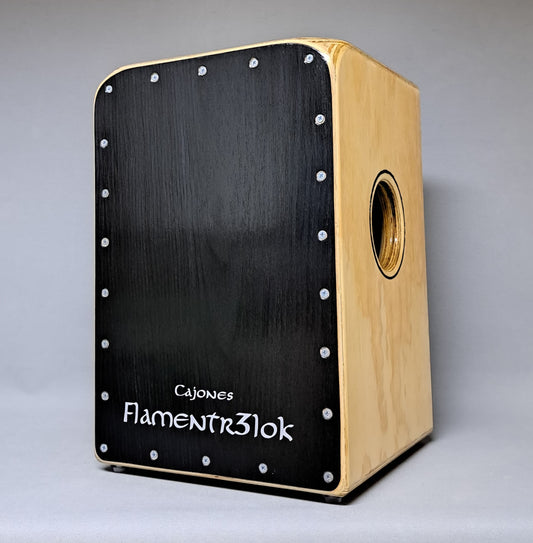 Cajón Rumba/Festejo Tradicional ÉBANO Flamentr3lok - Stock disponible