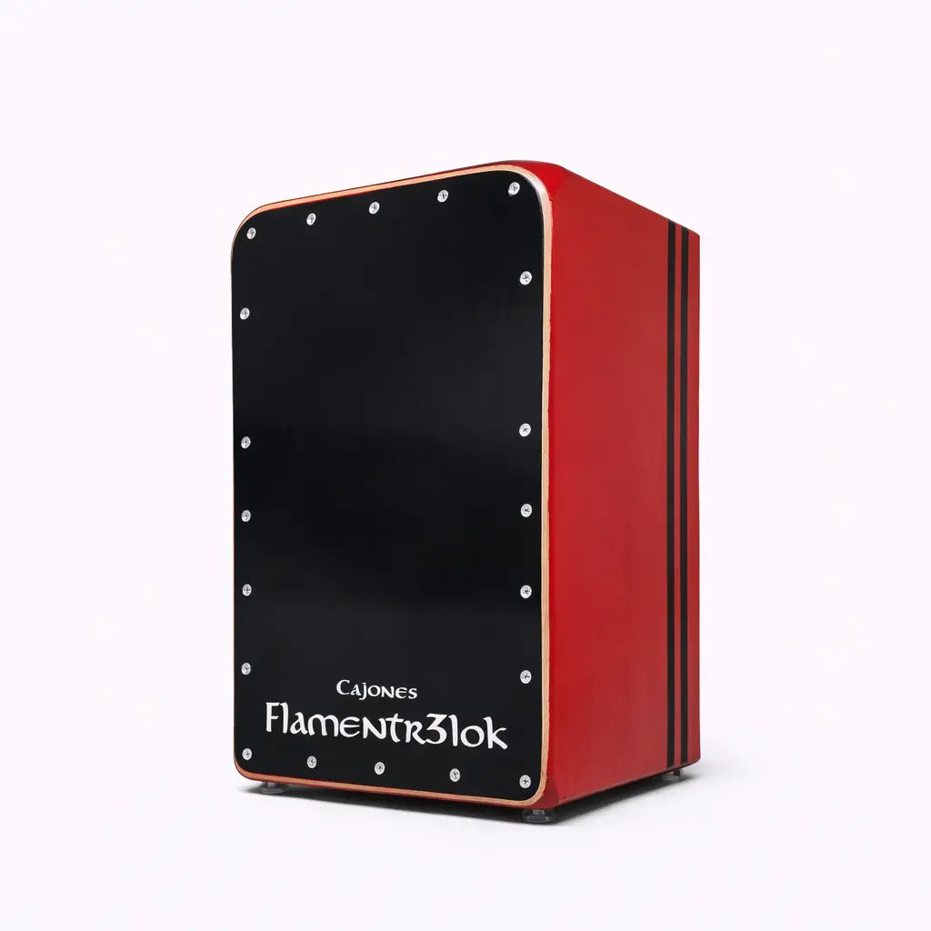 Cajón Flamenco Color Flamentr3lok cajón artesanal de percusión
