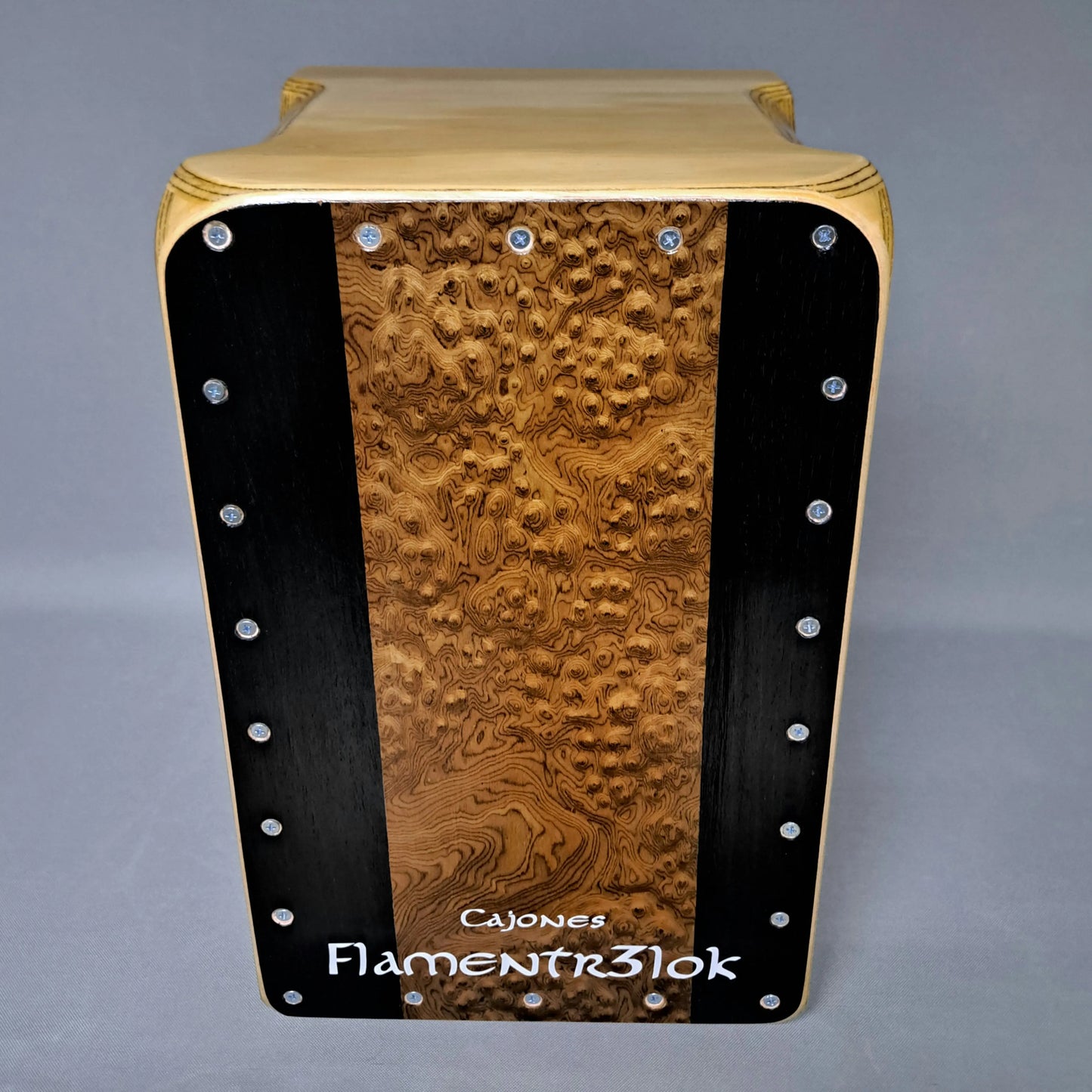 Cajón Flamenco Profesional Montura Madera Brava cajón artesanal de percusión
