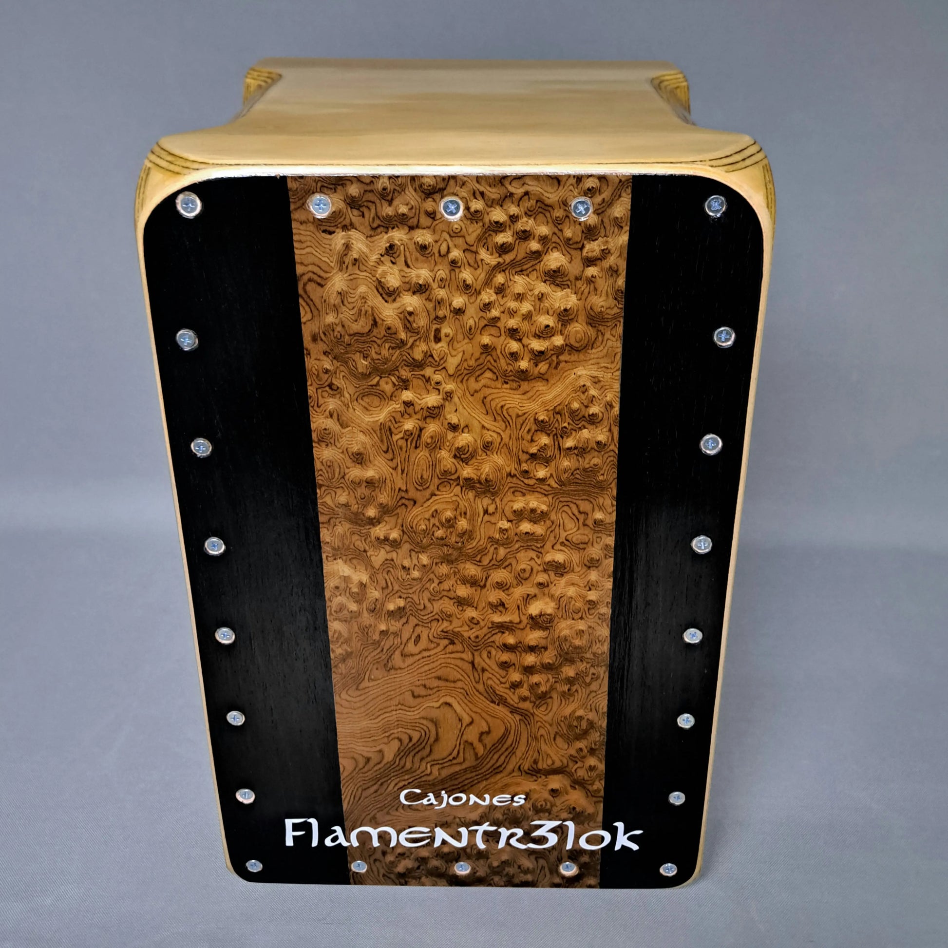 Cajón Flamenco Profesional Montura Madera Brava cajón artesanal de percusión

