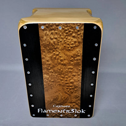Cajón Flamenco Profesional Montura Madera Brava cajón artesanal de percusión
