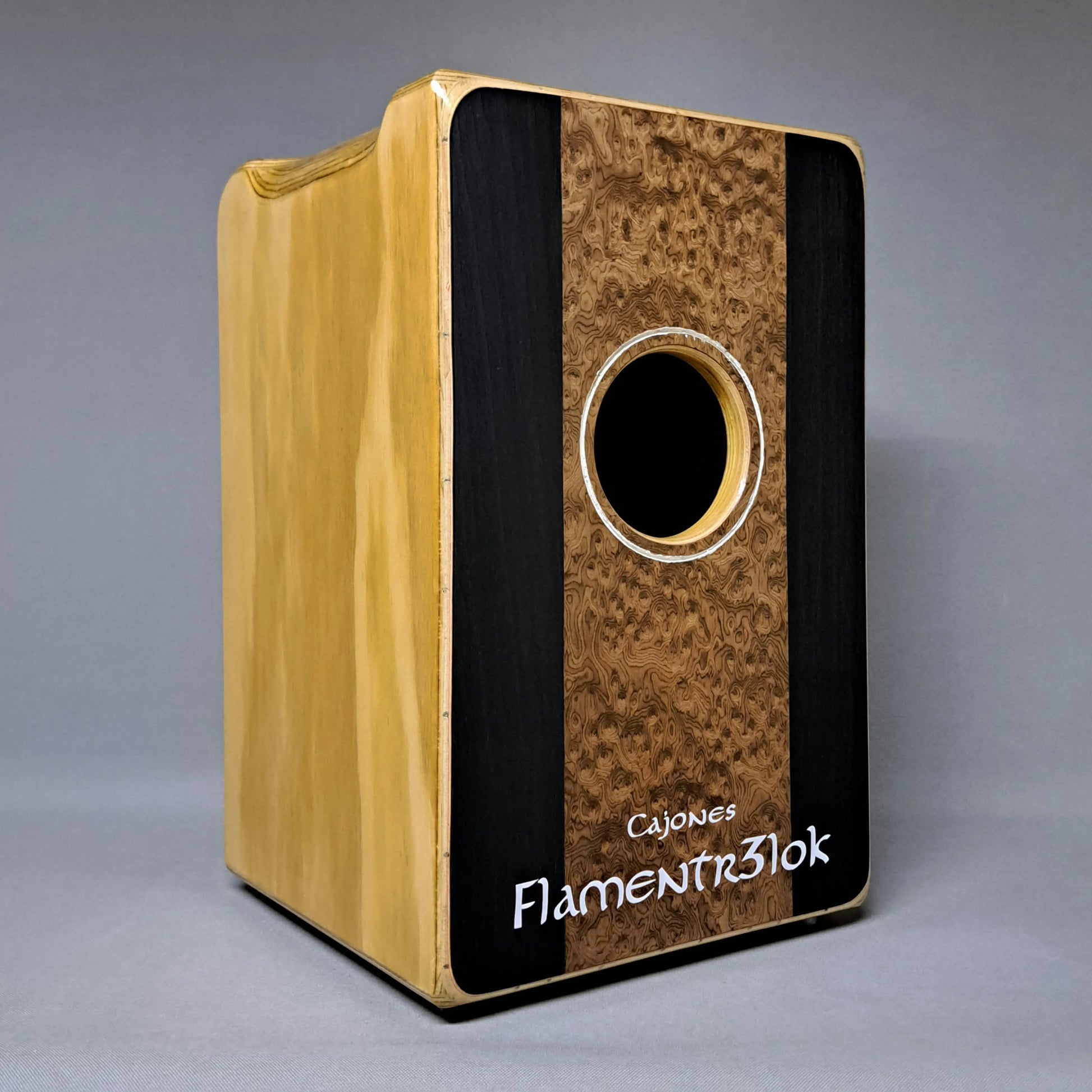Cajón Flamenco Profesional Montura Madera Brava instrumento de percusión cajón

