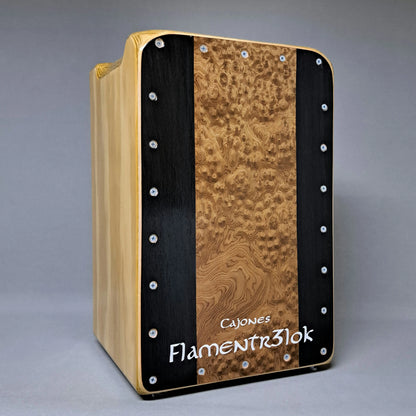 Cajón Flamenco Profesional Montura Madera Brava instrumento de percusión cajón
