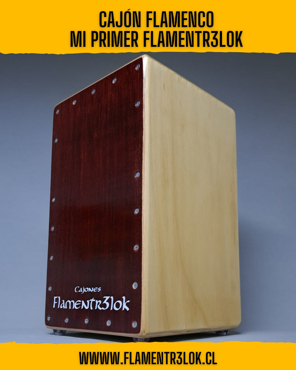 Cajón Flamenco MI PRIMER FLAMENTR3LOK ⚡⚡
