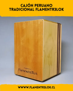 Cajón Peruano Tradicional Flamentr3lok