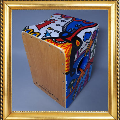 Cajón Rumba/Festejo Montura Personalizado Flamentr3lok