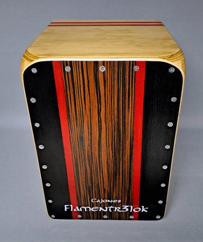 Cajon Rumba Festejo Tradicional Ebano Black Flamentr3lok