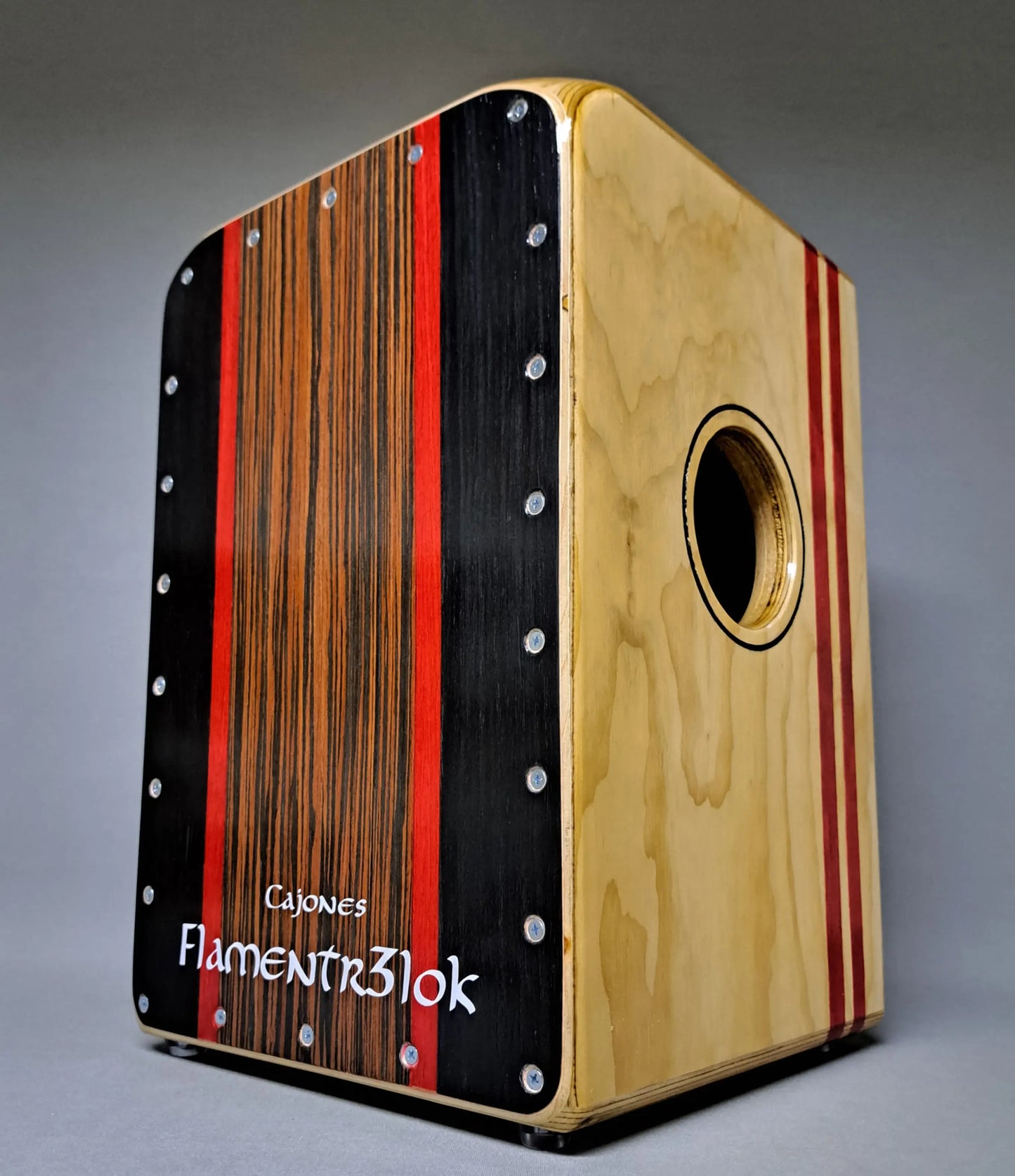Cajon Rumba Festejo Tradicional Ebano Black Flamentr3lok