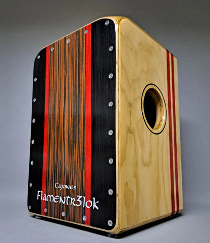 Cajon Rumba Festejo Tradicional Ebano Black Flamentr3lok