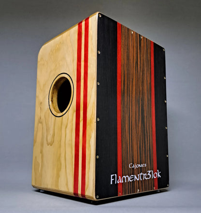 Cajon Rumba Festejo Tradicional Ebano Black Flamentr3lok