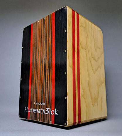 Cajon Rumba Festejo Tradicional Ebano Black Flamentr3lok