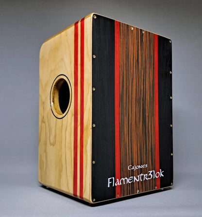 Cajon Rumba Festejo Tradicional Ebano Black Flamentr3lok