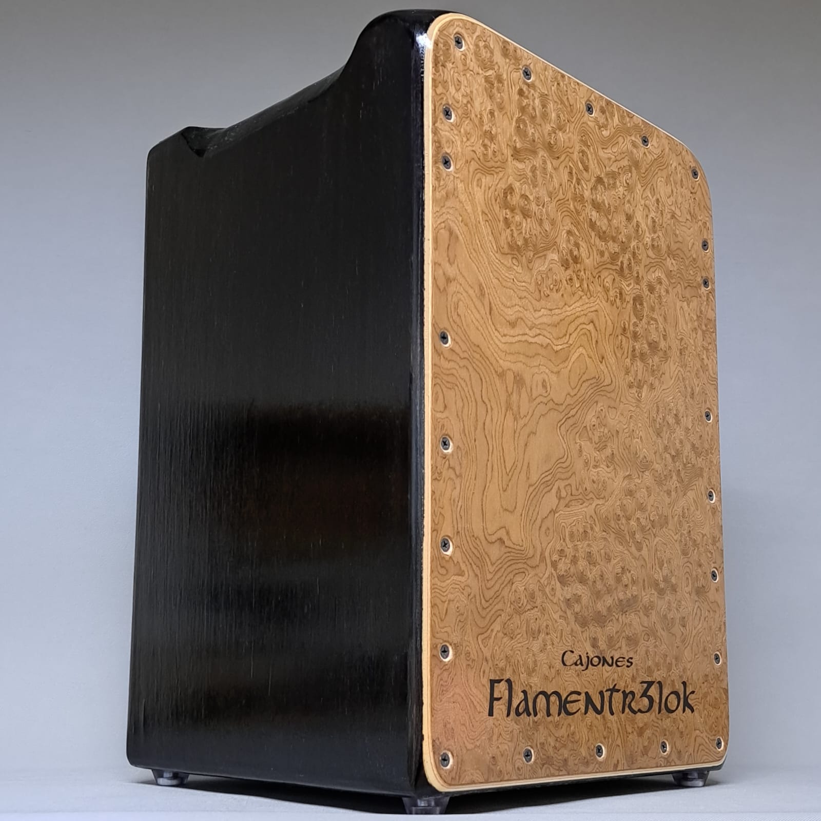 Cajón Flamenco Profesional Montura "AUDACIA" Flamentr3lok
