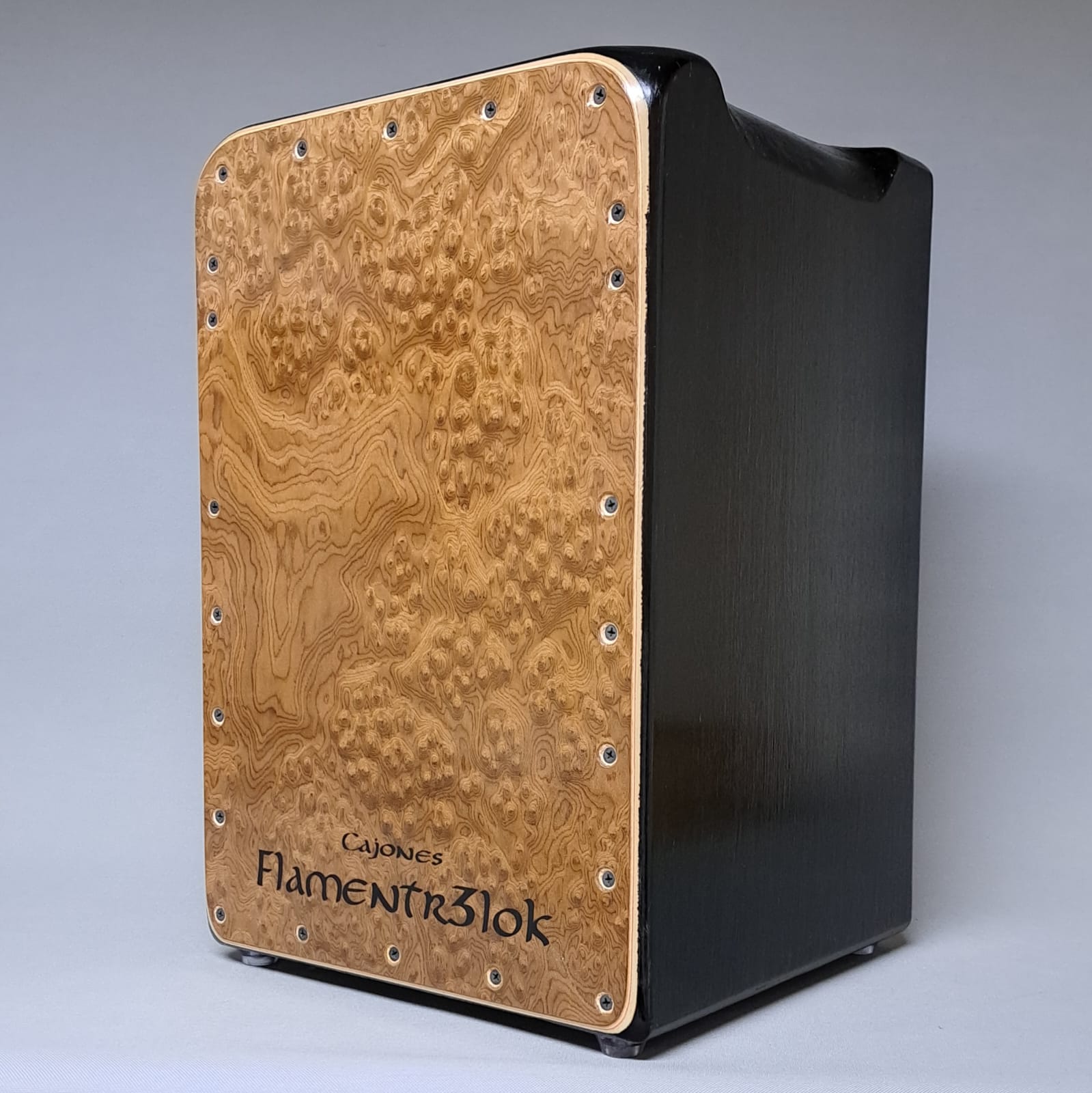 Cajón Flamenco Profesional Montura "AUDACIA" Flamentr3lok
