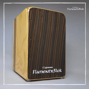 Cajón Flamenco Profesional Ébano Flamentr3lok - Cajones Flamentr3lok