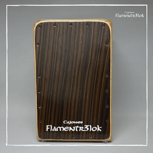 Cajón Flamenco Profesional Ébano Flamentr3lok - Cajones Flamentr3lok