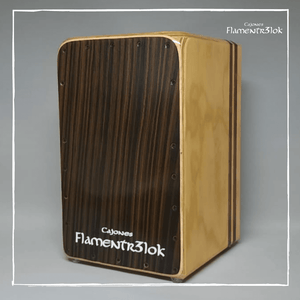 Cajón Flamenco Profesional Ébano Flamentr3lok - Cajones Flamentr3lok